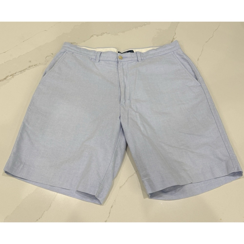 Polo by Ralph Lauren Shorts Mens 36 Blue Chambray Golf Beachy Casual‎ Vacation